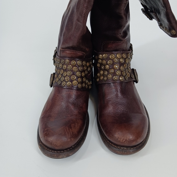 Frye Jenna Studded Leather Boots - Picture 6 of 9